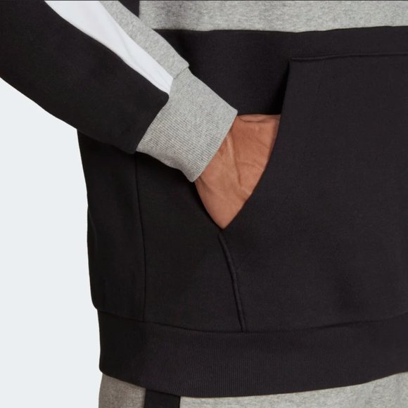 ADIDAS Colorblock Fleece Hoodie - Picture 4 of 9